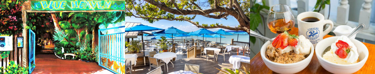 collage of restaurants in Keywest Florida