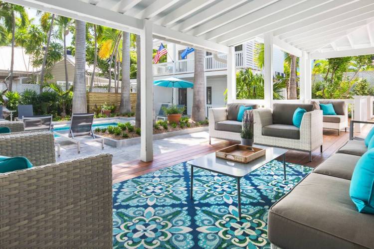 Villa Luxe Porch - Key West Vacation Rental