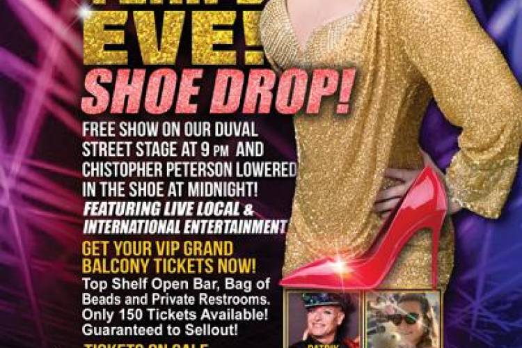 new year's eve red shoe drop
